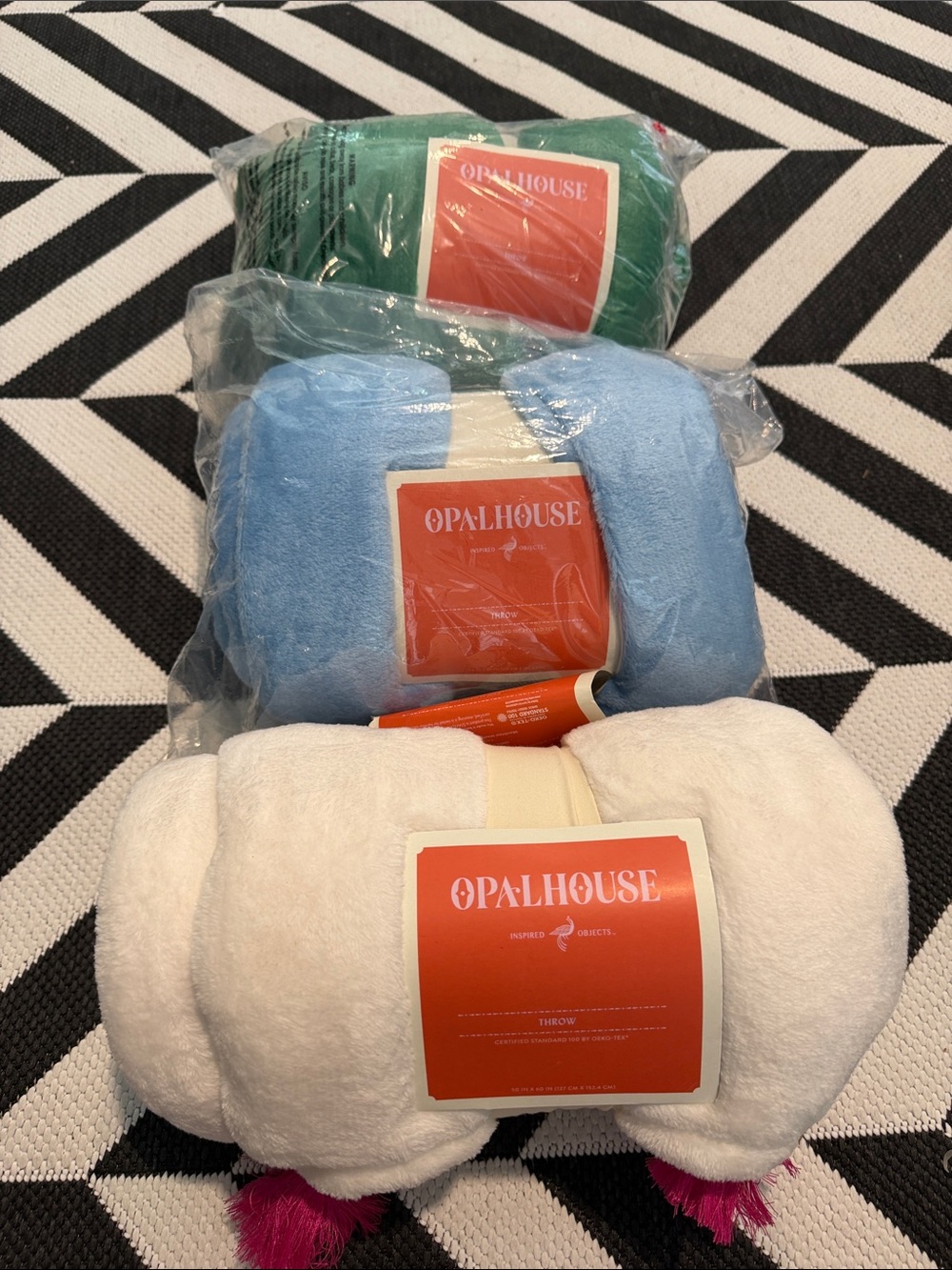 3 Opalhouse Cozy Throw Blankets